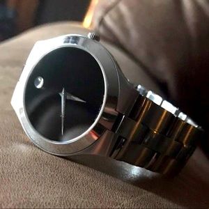 AUTHENTIC Men’s Movado Juro Stainless Steel/ Synthetic Sapphire Crystal Watch